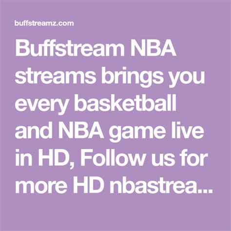 buff streams io|Reddit NBA Streams .